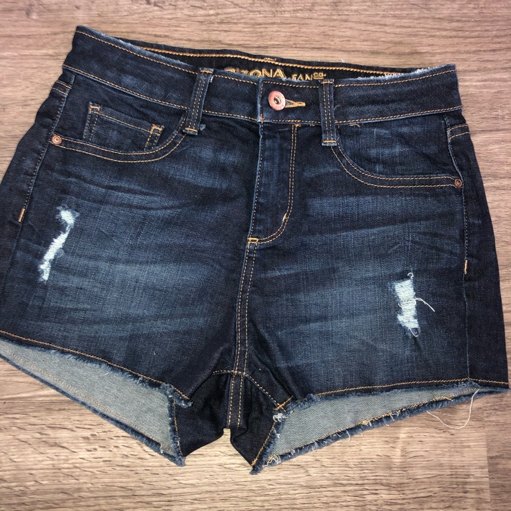 Denim shorts